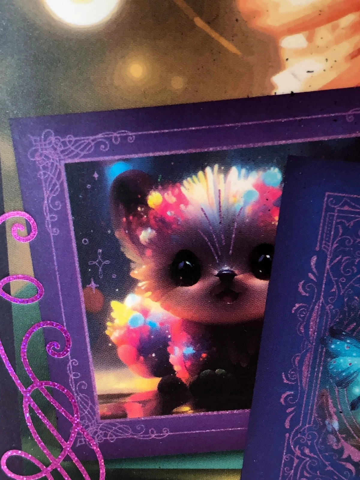 Tarjetas para rascar brillantes – Bebés animales – photo 3